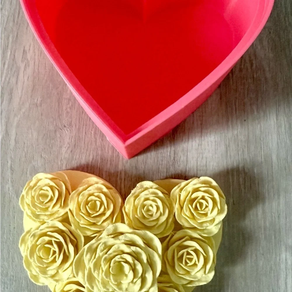 Roses Heart Container Valentine's Day 3D printed jewelry box gift